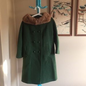 Vintage green coat